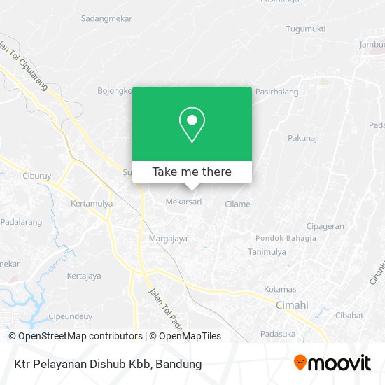 Ktr Pelayanan Dishub Kbb map