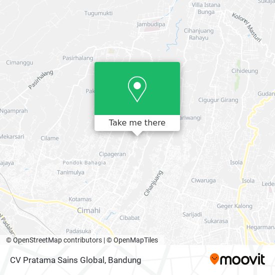 CV Pratama Sains Global map