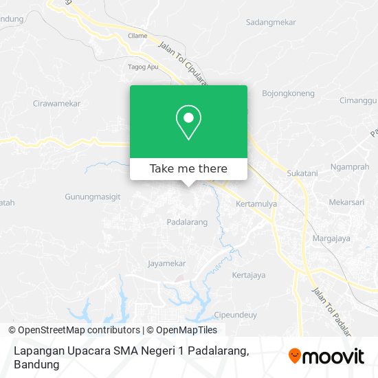 Lapangan Upacara SMA Negeri 1 Padalarang map