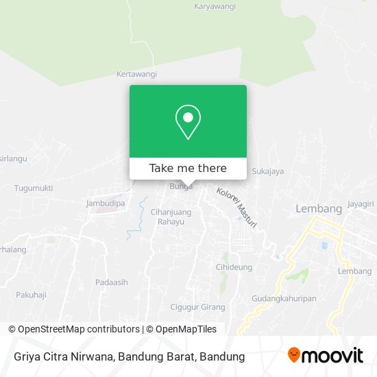 Griya Citra Nirwana, Bandung Barat map