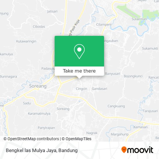 Bengkel las Mulya Jaya map