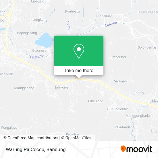 Warung Pa Cecep map