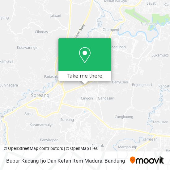 Bubur Kacang Ijo Dan Ketan Item Madura map