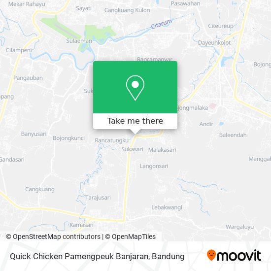 Quick Chicken Pamengpeuk Banjaran map