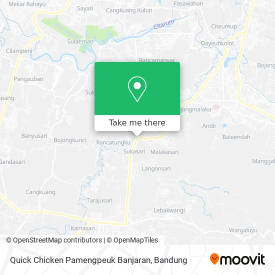 Quick Chicken Pamengpeuk Banjaran map