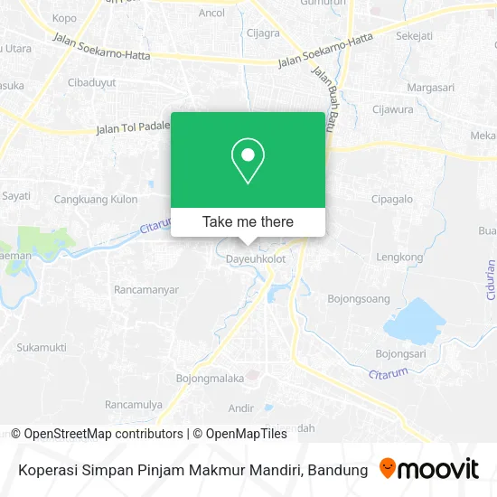 Koperasi Simpan Pinjam Makmur Mandiri map