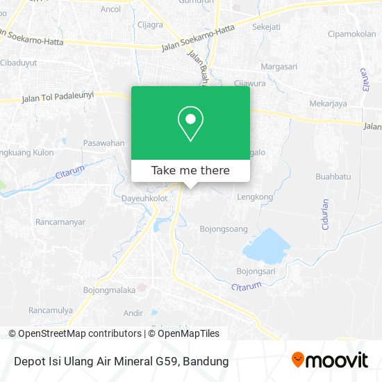 Depot Isi Ulang Air Mineral G59 map