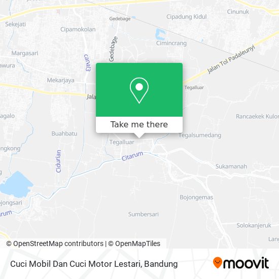 Cuci Mobil Dan Cuci Motor Lestari map