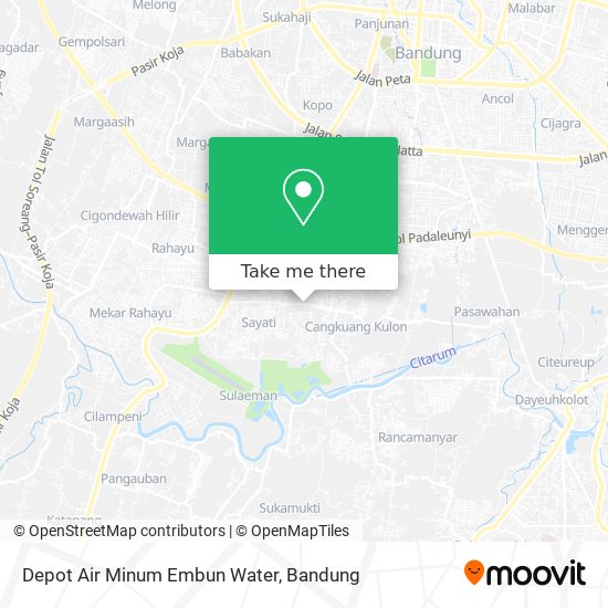 Depot Air Minum Embun Water map