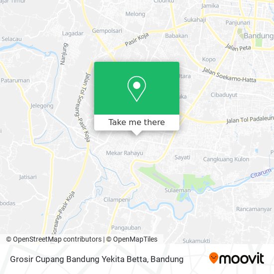 Grosir Cupang Bandung Yekita Betta map