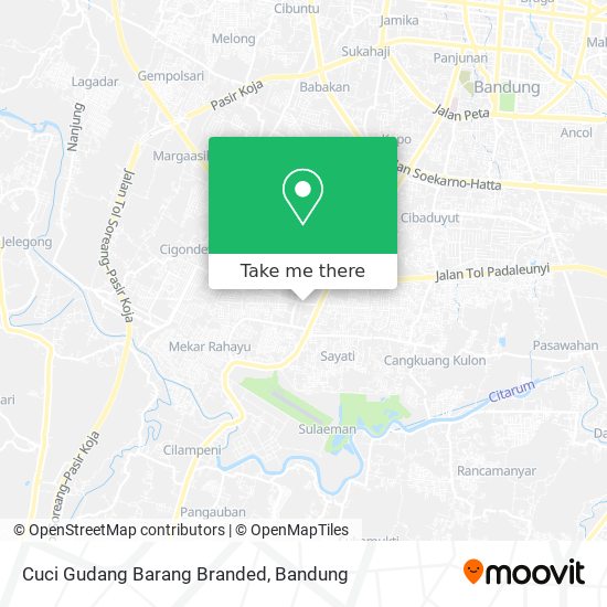 Cuci Gudang Barang Branded map