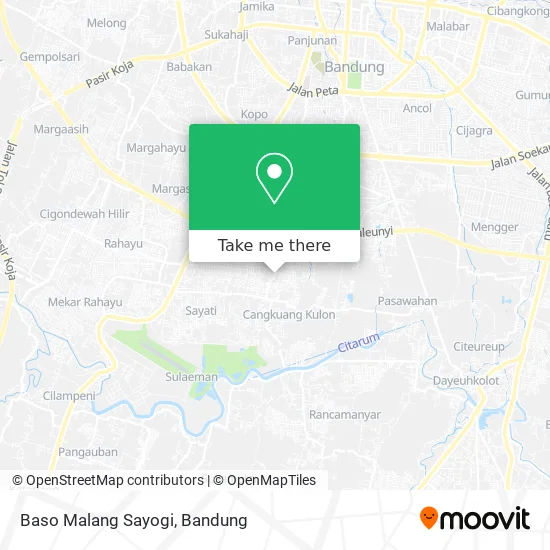 Baso Malang Sayogi map
