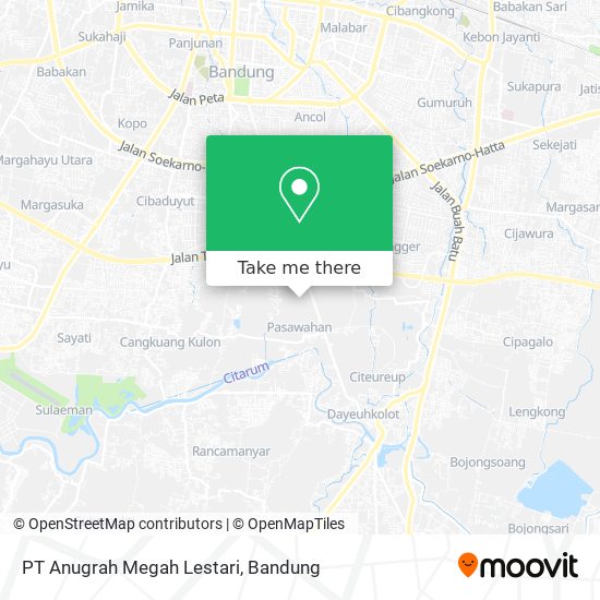 PT Anugrah Megah Lestari map