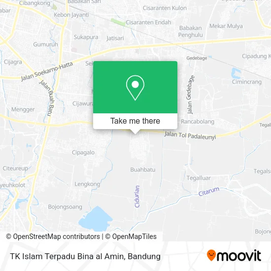 TK Islam Terpadu Bina al Amin map