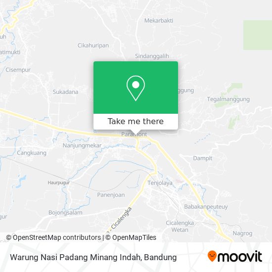 Warung Nasi Padang Minang Indah map