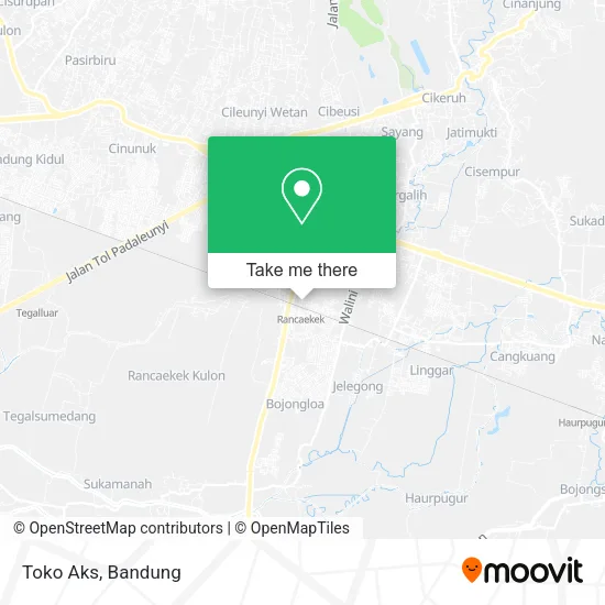 Toko Aks map