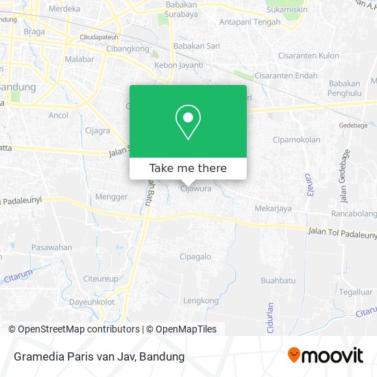 Gramedia Paris van Jav map