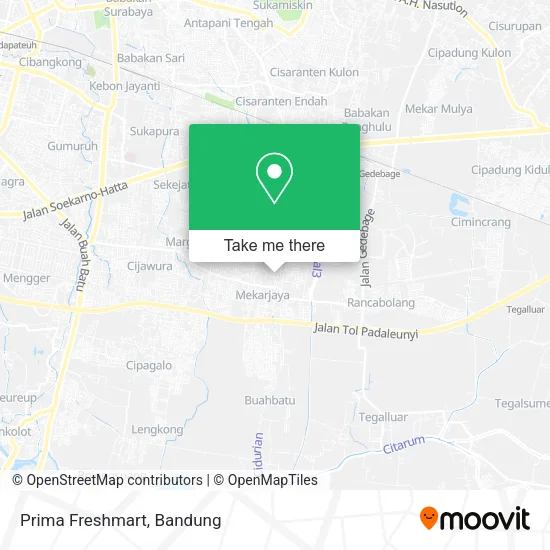 Prima Freshmart map
