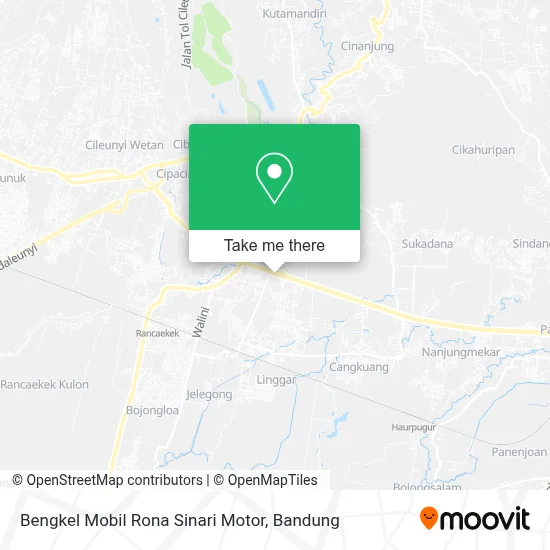 Bengkel Mobil Rona Sinari Motor map