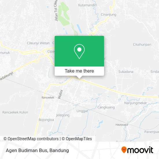 Agen Budiman Bus map
