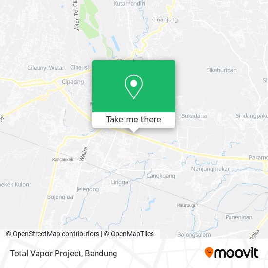 Total Vapor Project map
