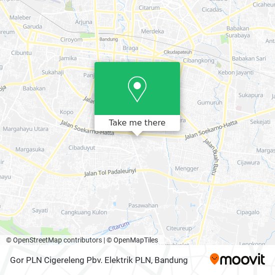 Gor PLN Cigereleng Pbv. Elektrik PLN map