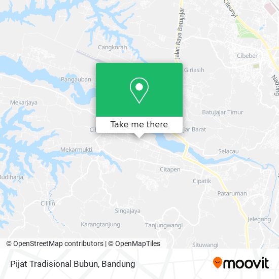 Pijat Tradisional Bubun map