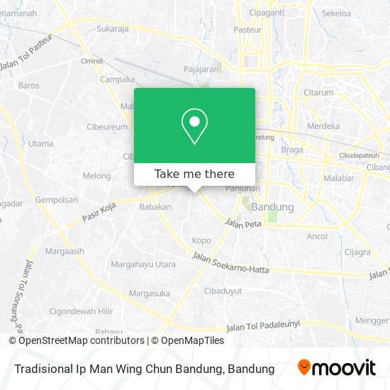 Tradisional Ip Man Wing Chun Bandung map