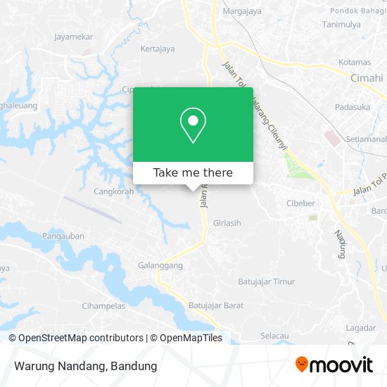 Warung Nandang map