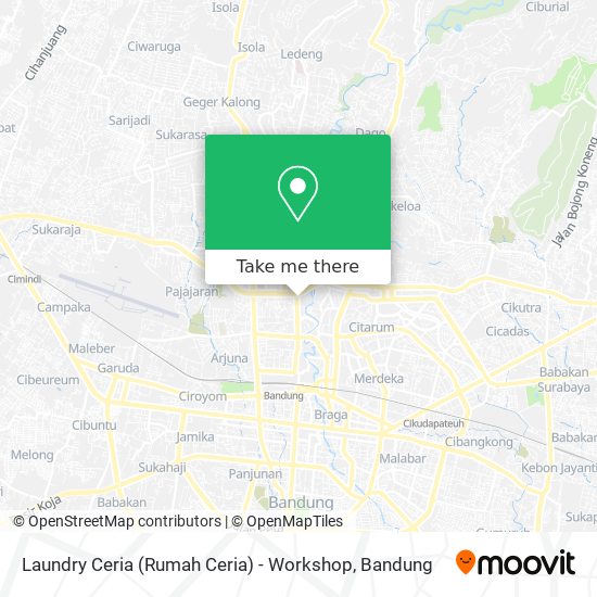 Laundry Ceria (Rumah Ceria) - Workshop map