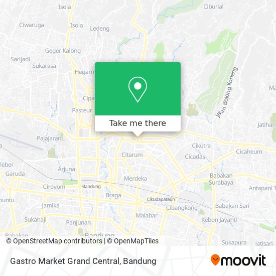 Gastro Market Grand Central map