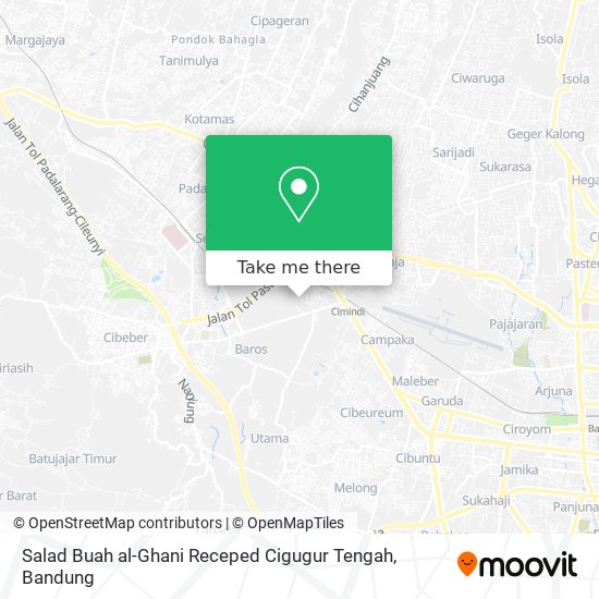Salad Buah al-Ghani Receped Cigugur Tengah map