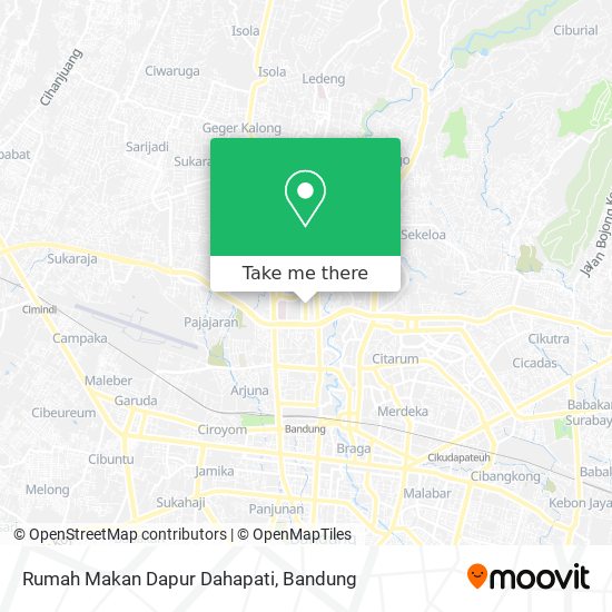 Rumah Makan Dapur Dahapati map
