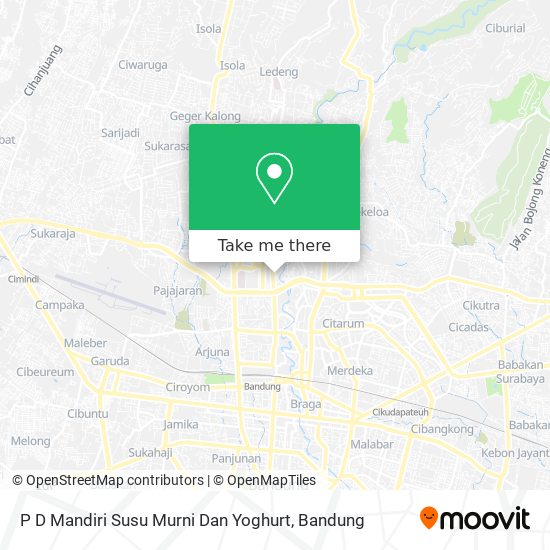 P D Mandiri Susu Murni Dan Yoghurt map