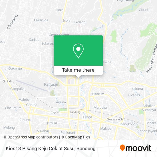 Kios13 Pisang Keju Coklat Susu map