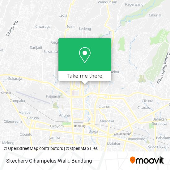 Skechers Cihampelas Walk map