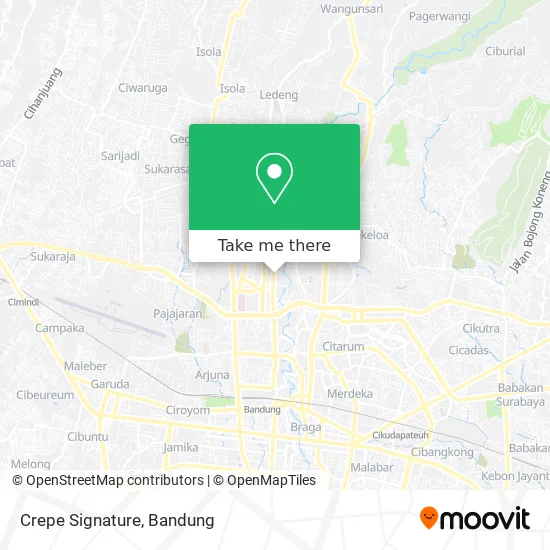 Crepe Signature map