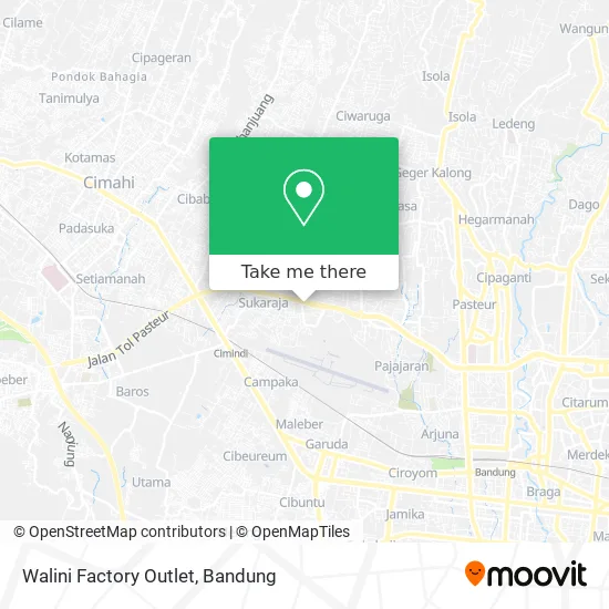 Walini Factory Outlet map