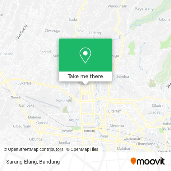 Sarang Elang map