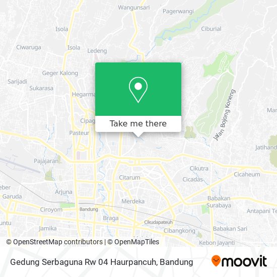 Gedung Serbaguna Rw 04 Haurpancuh map