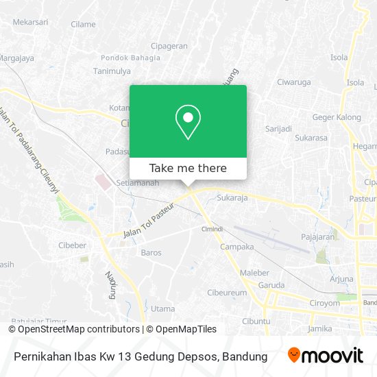 Pernikahan Ibas Kw 13 Gedung Depsos map