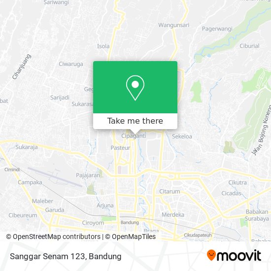 Sanggar Senam 123 map