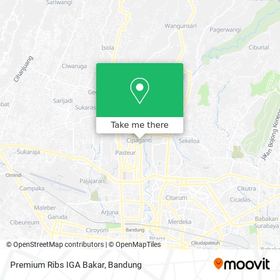 Premium Ribs IGA Bakar map