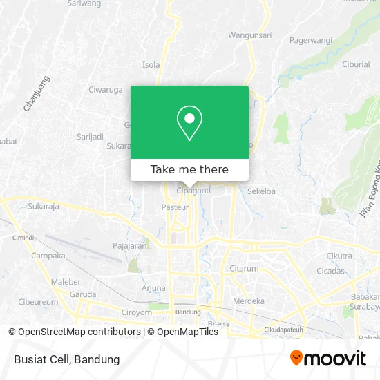 Busiat Cell map