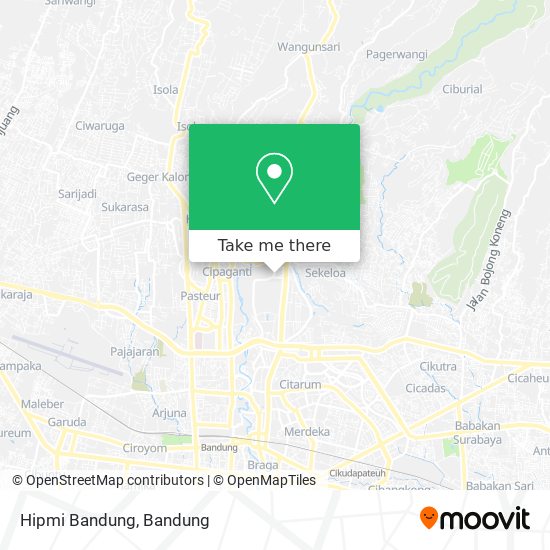 Hipmi Bandung map