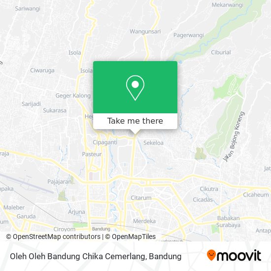 Oleh Oleh Bandung Chika Cemerlang map