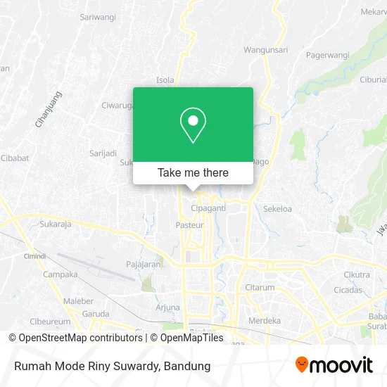 Rumah Mode Riny Suwardy map