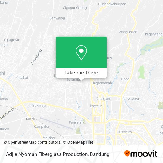 Adjie Nyoman Fiberglass Production map