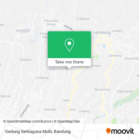 Gedung Serbaguna Multi map