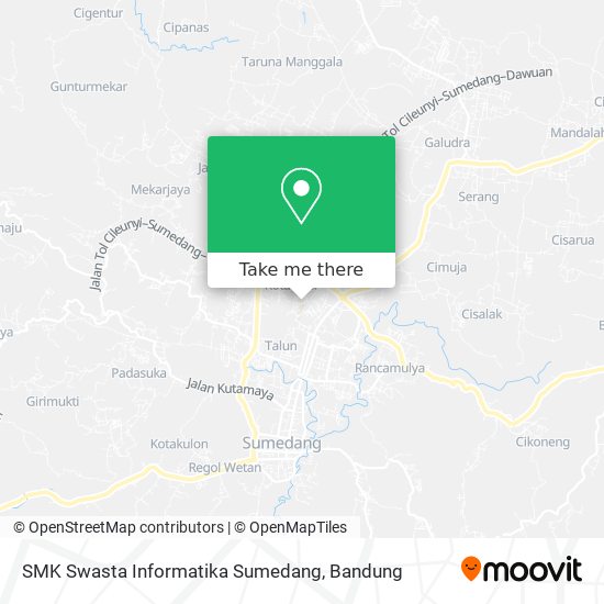SMK Swasta Informatika Sumedang map